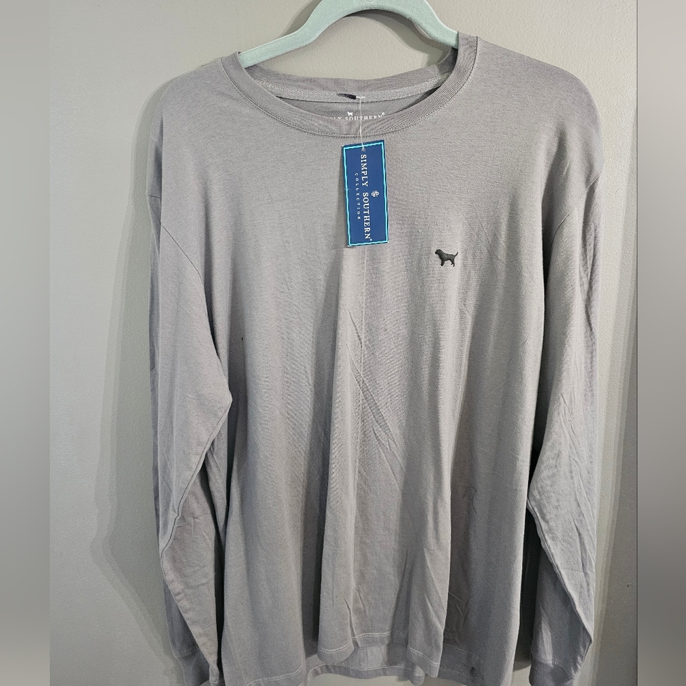 Simply Southern Gray Long Sleeve Tee